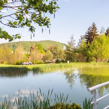 Alure Residences 2 & 24H Self Check-In, Parking In The Garage In The Apartment Building Included, New Building, Terrace, Green Location With A Forest Park With A Lake, Children'S Playground Banská Bystrica Eksteriør bilde